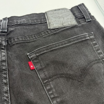 Levis 511 Slim Fit Black Jeans Mens 36 x 34 Modern Denim Pants