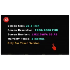 LM238WF5-SSH1 LM238WF5(SS)(H1) FHD LCD Touch Screen for HP 24-K 24-k0234 Display