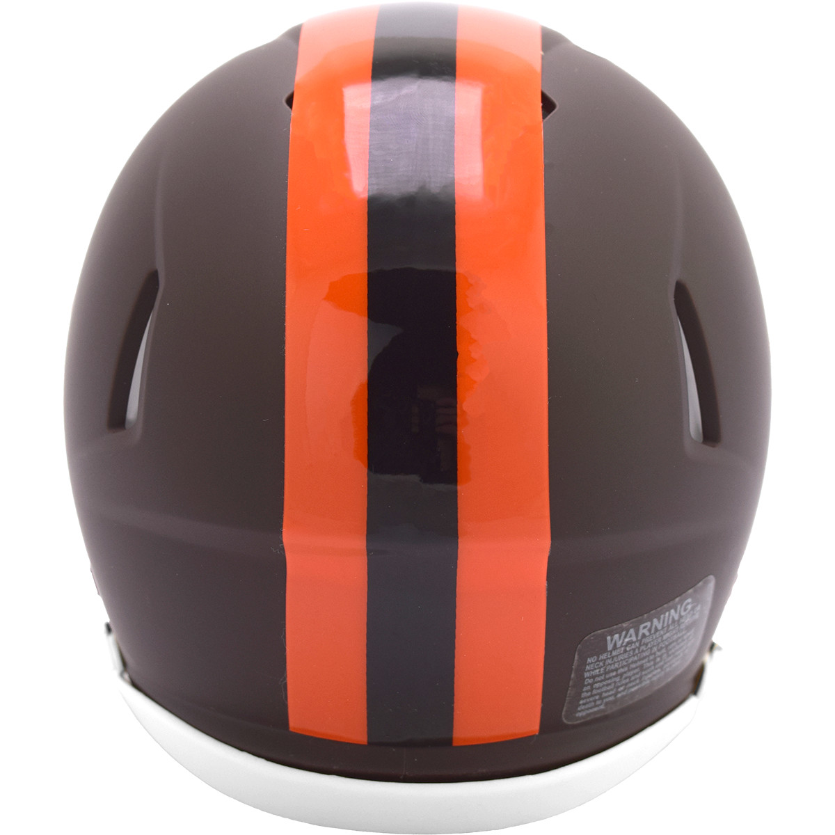 Cleveland Browns Alpha Dog Matte Brown 2025 On-Field Speed Mini Football Helmet