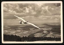 Cartolina Il volo a vela tedesco, aliante Minimoa bei Sturm 