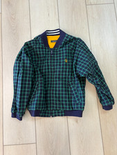 Vintage Nautica Jacket Windbreaker 90s Spell Out Kids Sailing Large REVERSIBLE