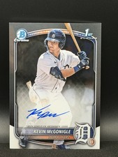 2025 Bowman - Chrome Prospect Autographs Kevin McGonigle 1st #CPA-KM (AU, RC)