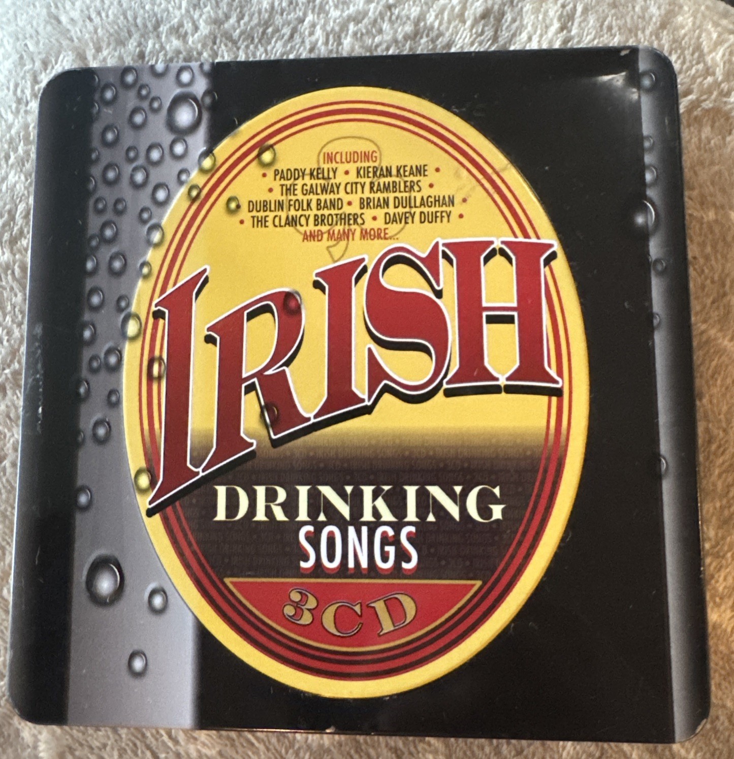 Irish Drinking Songs 3 CD Collection Tin Set - Like New - Mint