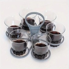 Drinks Holder Holiday,Foldable Coffee Carrier Drink Holder 6-Cup-Drink Holder
