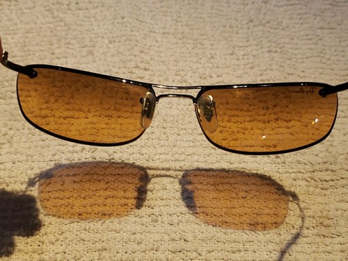 Occhiali da sole uomo/donna Ray Ban Italy RB-3156 senza montatura (ha graffi sulle lenti) - Foto 11 di 24