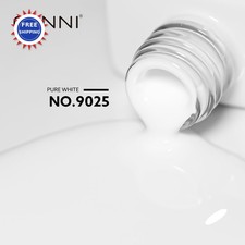 Gel Nail Polish 1Pcs Pure White High Gloss Soak Off UV Manicure CANNI Color