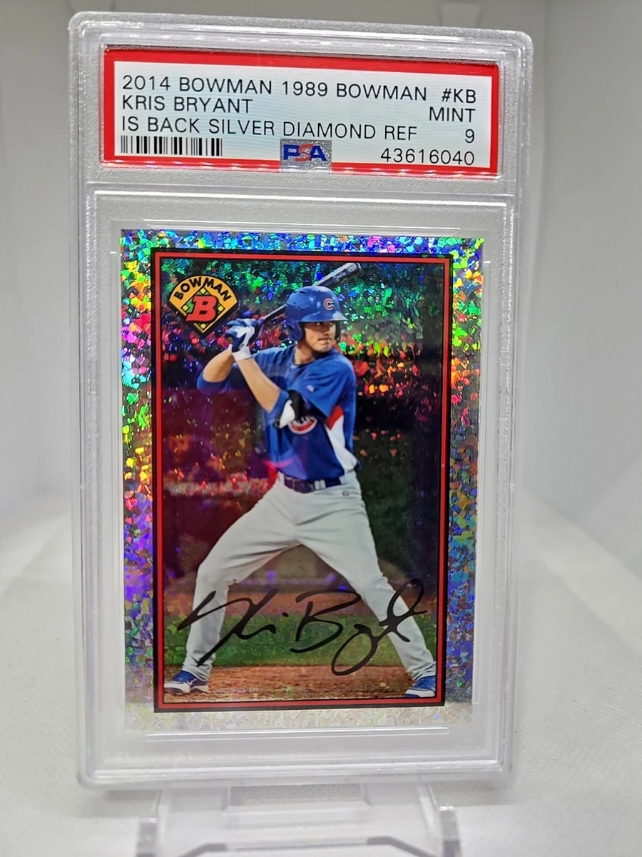 Kris Bryant RC 直筆サイン！シルバーPRIZM Kris Bryant Autographed Baseball Sports Trading Cards