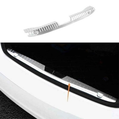 For Chevrolet Cruze 2010-15 Silver Steel Sill Plate Inner Rear Bumper Protector