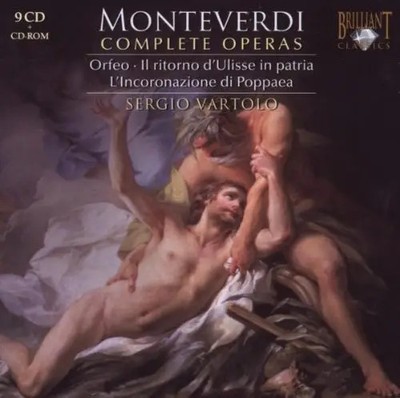 CD-BOX Monteverdi Complete Operas 9 CDS + 1 CD-ROM Brilliant Classics