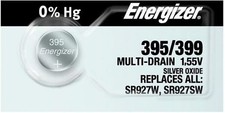 Energizer 395/399 Silver Oxide SR927SW 1pc Each 