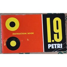 PETRI 1.9 Instruction Book Manual 46mm Depth Guide Vintage Camera Accessories