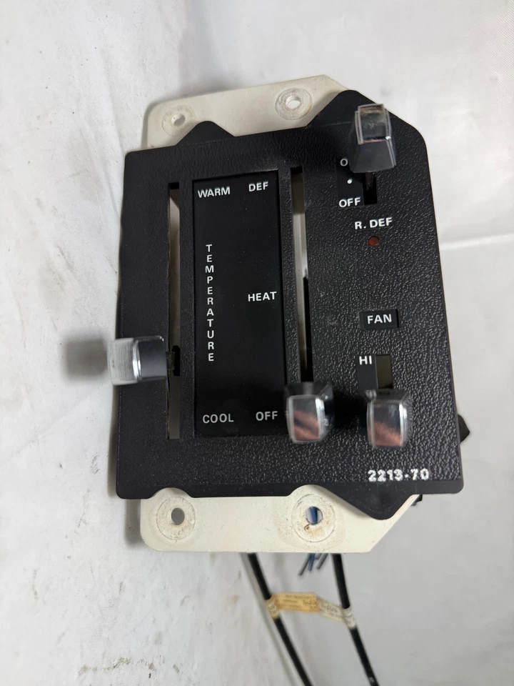 Ford Fairmont Mustang 80 Calefacción Climatizador Control de Temperatura CONGELACIÓN con Cable Fabricante de Equipo Original Foto 3 de 4