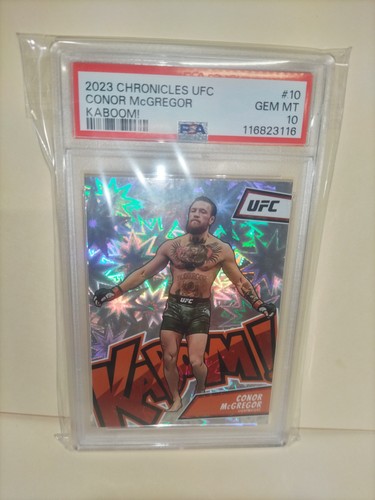 Conor McGregor #10 2023 Panini Chronicles UFC Kaboom card