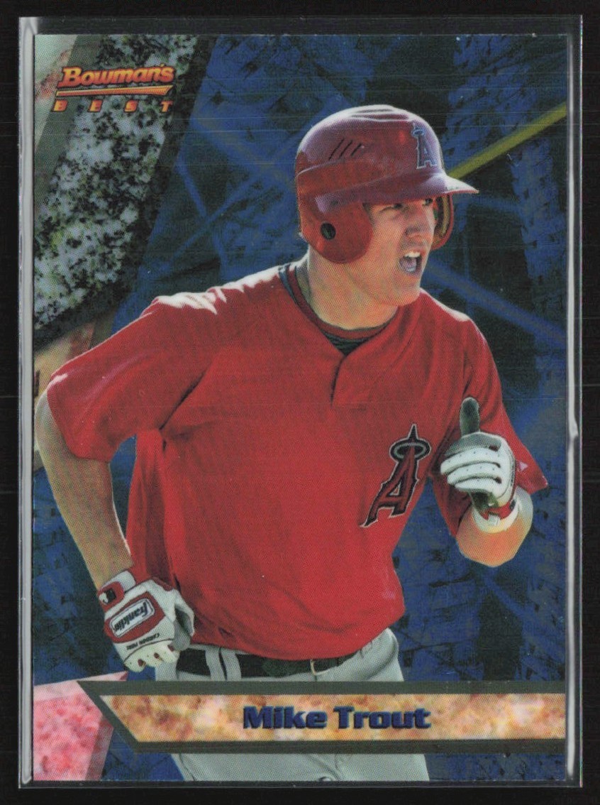 Mike Trout 2011 Bowman's Best B #BBP9 Los Angeles Angels