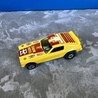 Vintage Hot Wheels 1969 Flying Colors Mustang II Yellow Show Hoss HONG KONG