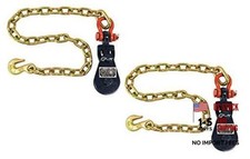 2 Ton Snatch Block Wchain Flatbed Tow Truck Rollback Wrecker Car 2 - Pack
