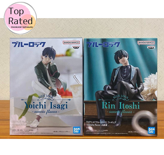 Blue Lock Figura Dulces Sabor Yoichi Isagi & Rin Itoshi Set Japón Anime Nuevo