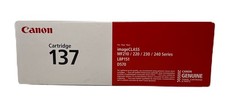 Canon Genuine Cartridge 137 Laser Printer Toner Black Brand New Sealed