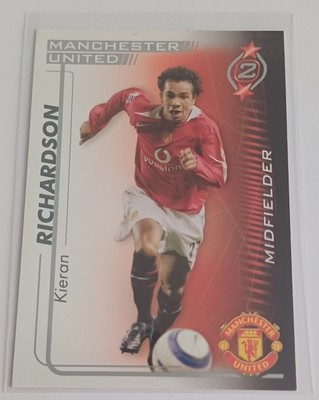 Karte Kieran Richardson Man Utd Premier League SHOOT OUT 2005 2006 MAGIC BOX INT.