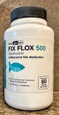 Fish Flox Aquarium Water Treatment 500mg x 60 count