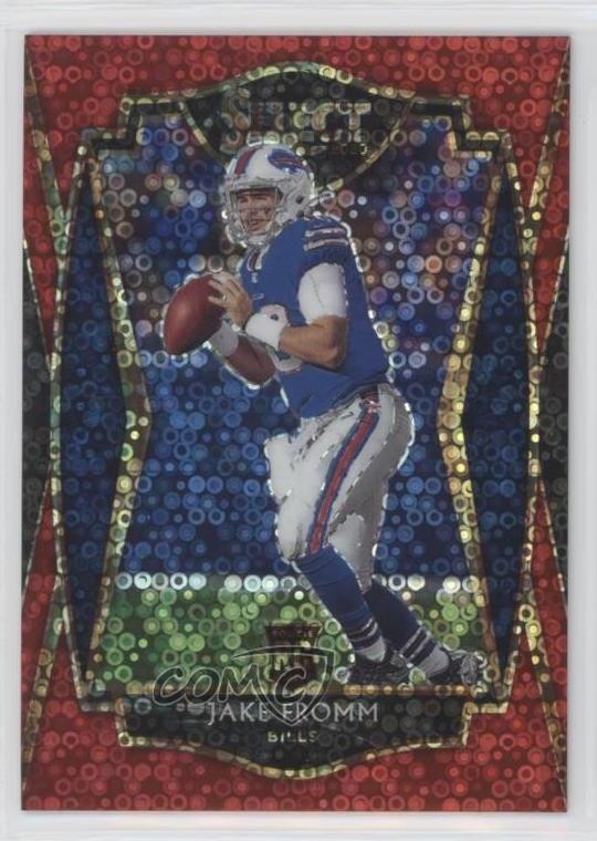 2020 Panini Select Premier Level Red Disco Prizm 4/49 Jake Fromm #149 08lb