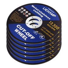 4-1/2 Cut off Wheels for Metal, 6 Pack 4.5 Inch Disc Cutting Wheel Cuto