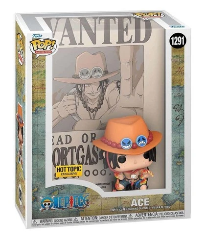 Funko POP! Animation: One Piece - Ace [Wanted Poster] (Hot Topic) #1291