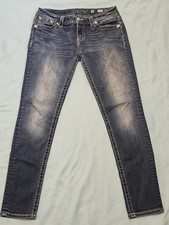 Miss Me Jeans Womens Size 30 Skinny Stretch Dark