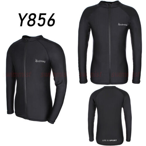 2023 HOMBRE PROTECTOR CONTRA ERUPCIONES MANGA LARGA SURF TOP DE BAÑO CAMISAS DEPORTES ACUÁTICOS TRAJES DE NEOPRENO - Imagen 10 de 27