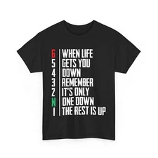 Motorcycle Shirt, When Life Gets You Down Motorcyclist T-shirt 
