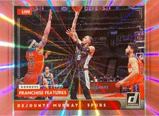 2021 Donruss Franchise Features#27 Dejounte Murray  Holo Pink Laser
