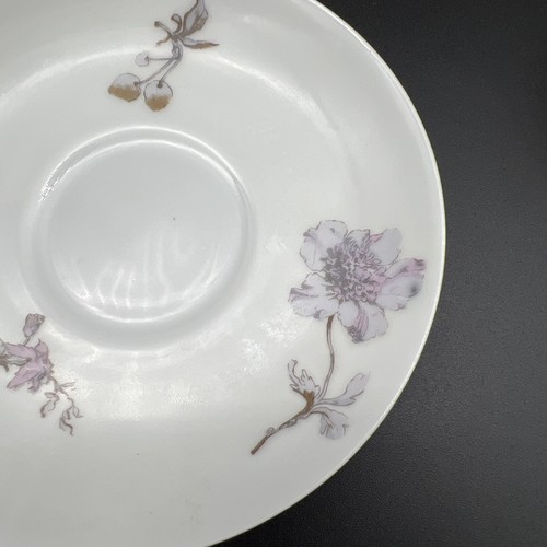 Haviland H&Co Limoges Poppies Trumpet Flower Moth Demitasse Cup Saucer - c1877 - Picture 10 of 17