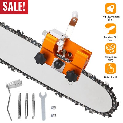 Universal Chainsaw Chain Sharpening Jig for Electric Saw Lumberjack Garden Work