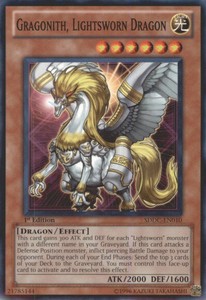 Gragonith, Lightsworn Dragon - SDDC-EN010 - Common - 1st Edition x3 - Near Mint