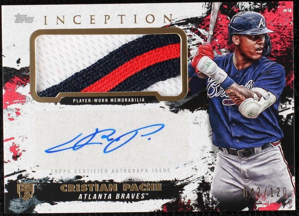 2021 Topps Inception - Cristian Pache #APC-CP - 1 of 1