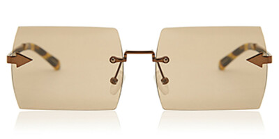 Karen Walker THE BIRD 1801763 Women's Light Brown Sunglasses