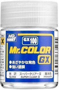 Mr Hobby - Gunze GX-100 - Mr. Color GX (18 ml) Super Clear III - Neu