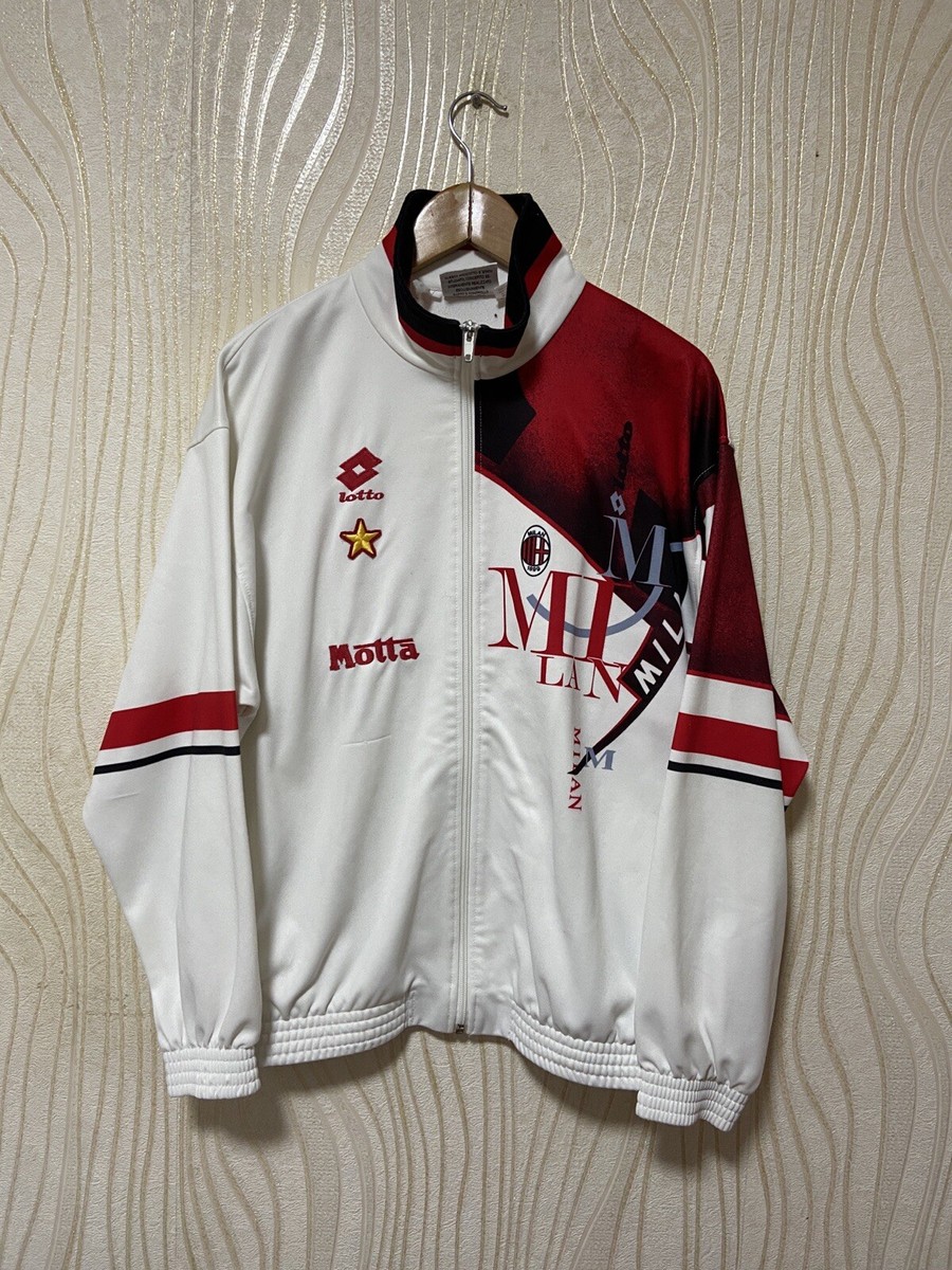 MILAN 1993 1994 FOOTBALL SOCCER TRACK JACKET LOTTO see MILAN 1993 1994 FOOTBALL SOCCER TRACK JACKET LOTTO see