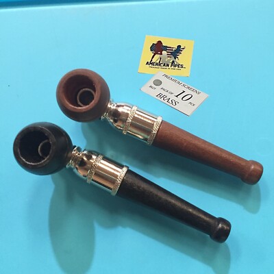 Americanpipes™️ big bowl chamber metal Tobacco Smoking Pipe