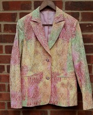 Steilmann Multicoloured Jacket Uk Size 16 Fr 44 D 42