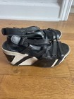 Women’s Antelope Black Wedge Sandals Size 6 — photo 1