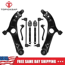 8Pcs Front Control Arms Ball Joint Kit Sway Bar for 2011-2014 Sonata 2012 Optima