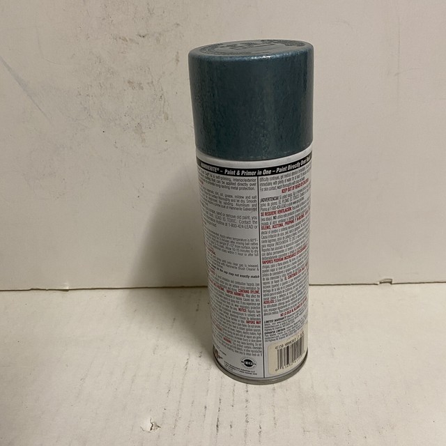 Hammerite Rust Cap Hammered Finish Light Blue Aerosol Spray Paint LT 1