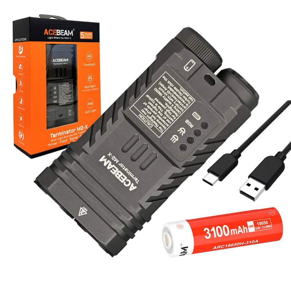 ライト・ランタン ACEBEAM Terminator M2 Nichia 519A 5000K Acebeam Terminator M2 — Killzone Flashlights