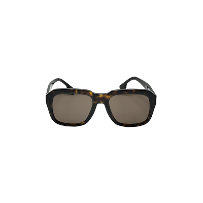 Burberry Designer Square Sunglasses Dark Havana / Brown Lens 