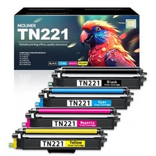 TN221 TN225 Toner Replacement for Brother TN 225 MFC 9340cdw 1BK/1C/1M/1Y