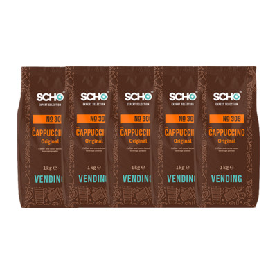Scho No. 306 Cappuccino Original 1000g (ehm. Grubon Cappuccino), 5er Pack