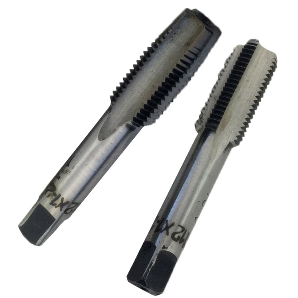 Metric Taper Tap Plug Tap 12mm X 1.25 2pcs HSS Hand Thread Metric Taper