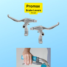 Promax Bicycle Brake Levers Silver, Pair