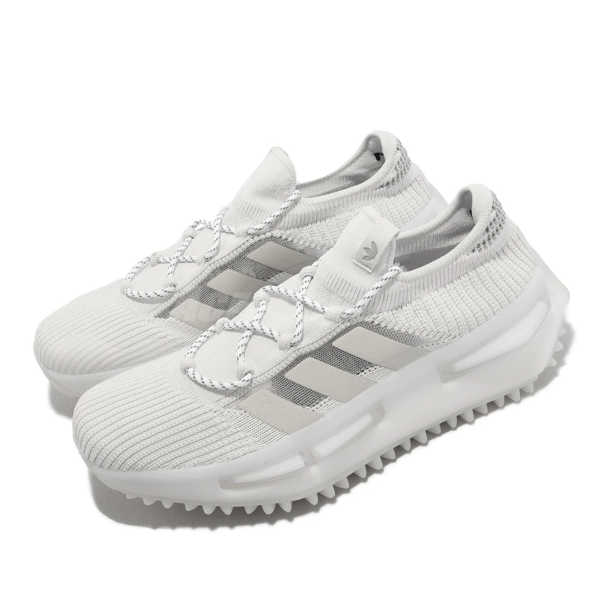 adidas Originals NMD_S1 White Grey Men Unisex Casual Lifestyle Shoes GW4652